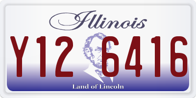 IL license plate Y126416