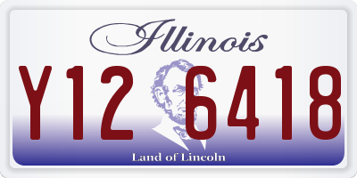 IL license plate Y126418