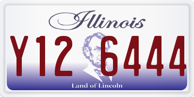 IL license plate Y126444