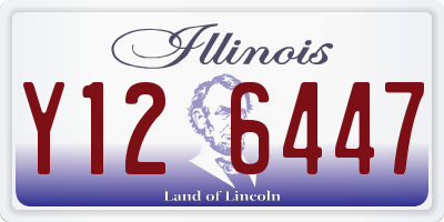 IL license plate Y126447