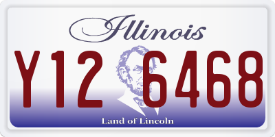 IL license plate Y126468