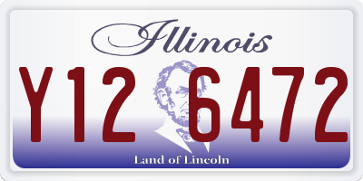 IL license plate Y126472