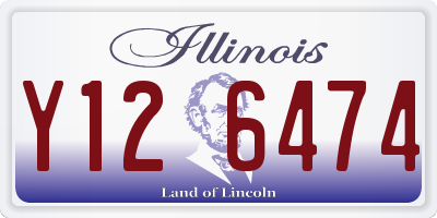 IL license plate Y126474