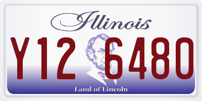 IL license plate Y126480