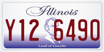 IL license plate Y126490