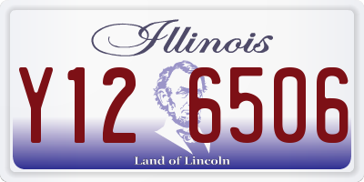 IL license plate Y126506