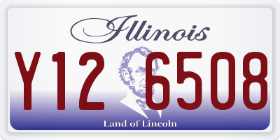 IL license plate Y126508