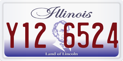 IL license plate Y126524