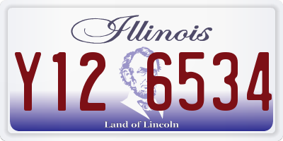 IL license plate Y126534