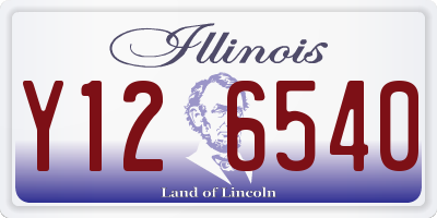 IL license plate Y126540