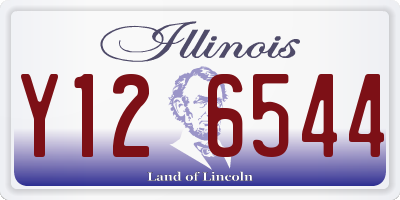 IL license plate Y126544