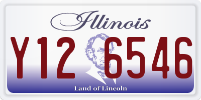 IL license plate Y126546