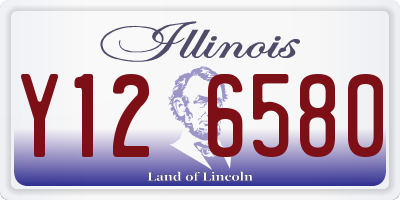 IL license plate Y126580