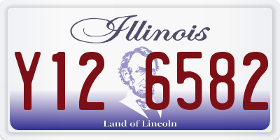 IL license plate Y126582