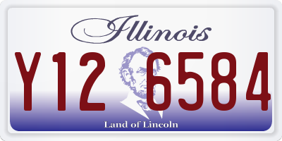IL license plate Y126584
