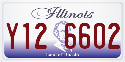 IL license plate Y126602