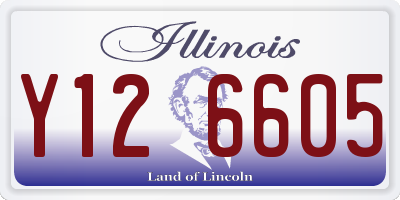 IL license plate Y126605