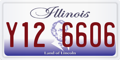 IL license plate Y126606