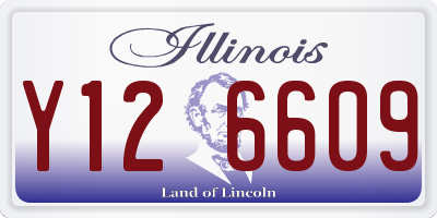 IL license plate Y126609