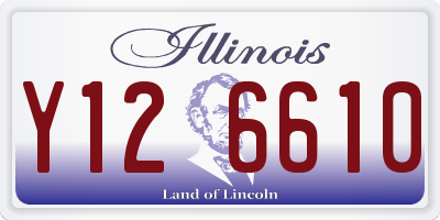 IL license plate Y126610