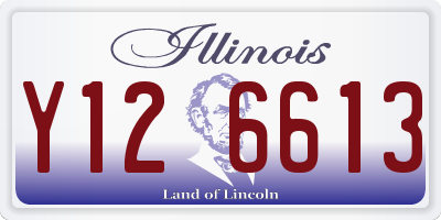 IL license plate Y126613