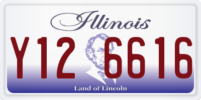 IL license plate Y126616