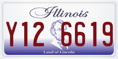 IL license plate Y126619
