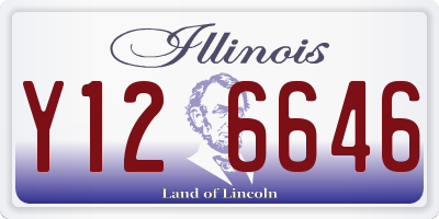IL license plate Y126646