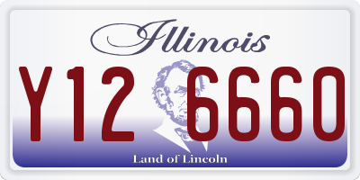 IL license plate Y126660