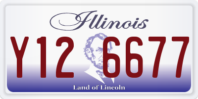IL license plate Y126677