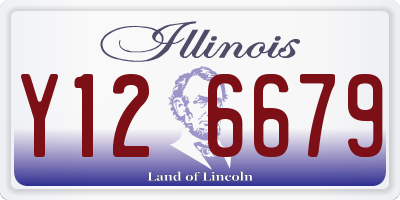 IL license plate Y126679