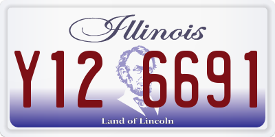IL license plate Y126691