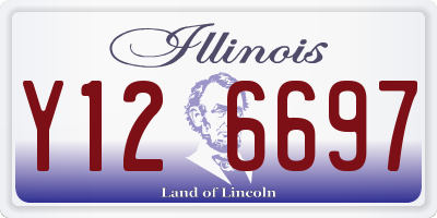 IL license plate Y126697