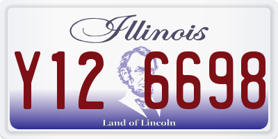 IL license plate Y126698