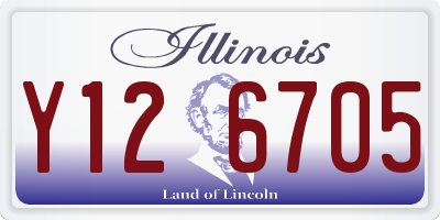 IL license plate Y126705