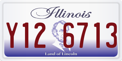 IL license plate Y126713