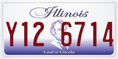 IL license plate Y126714