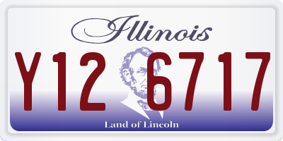 IL license plate Y126717