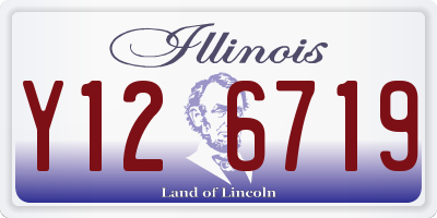 IL license plate Y126719