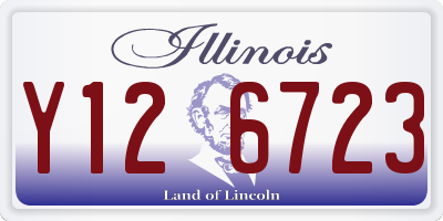 IL license plate Y126723