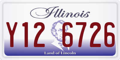 IL license plate Y126726