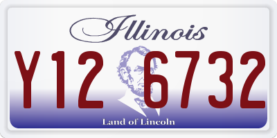 IL license plate Y126732