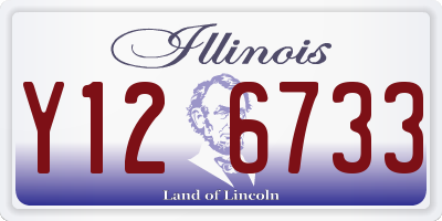 IL license plate Y126733