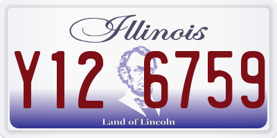 IL license plate Y126759