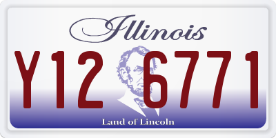 IL license plate Y126771
