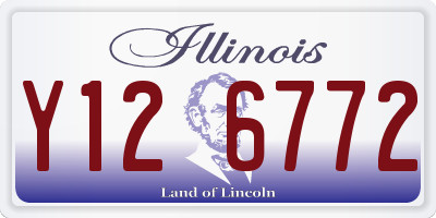 IL license plate Y126772