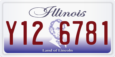 IL license plate Y126781