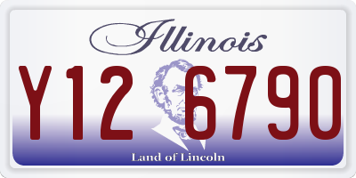 IL license plate Y126790