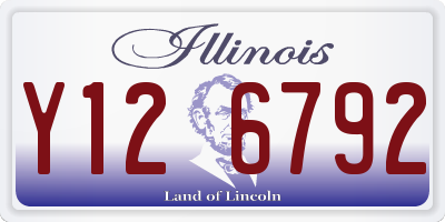 IL license plate Y126792