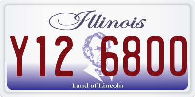 IL license plate Y126800